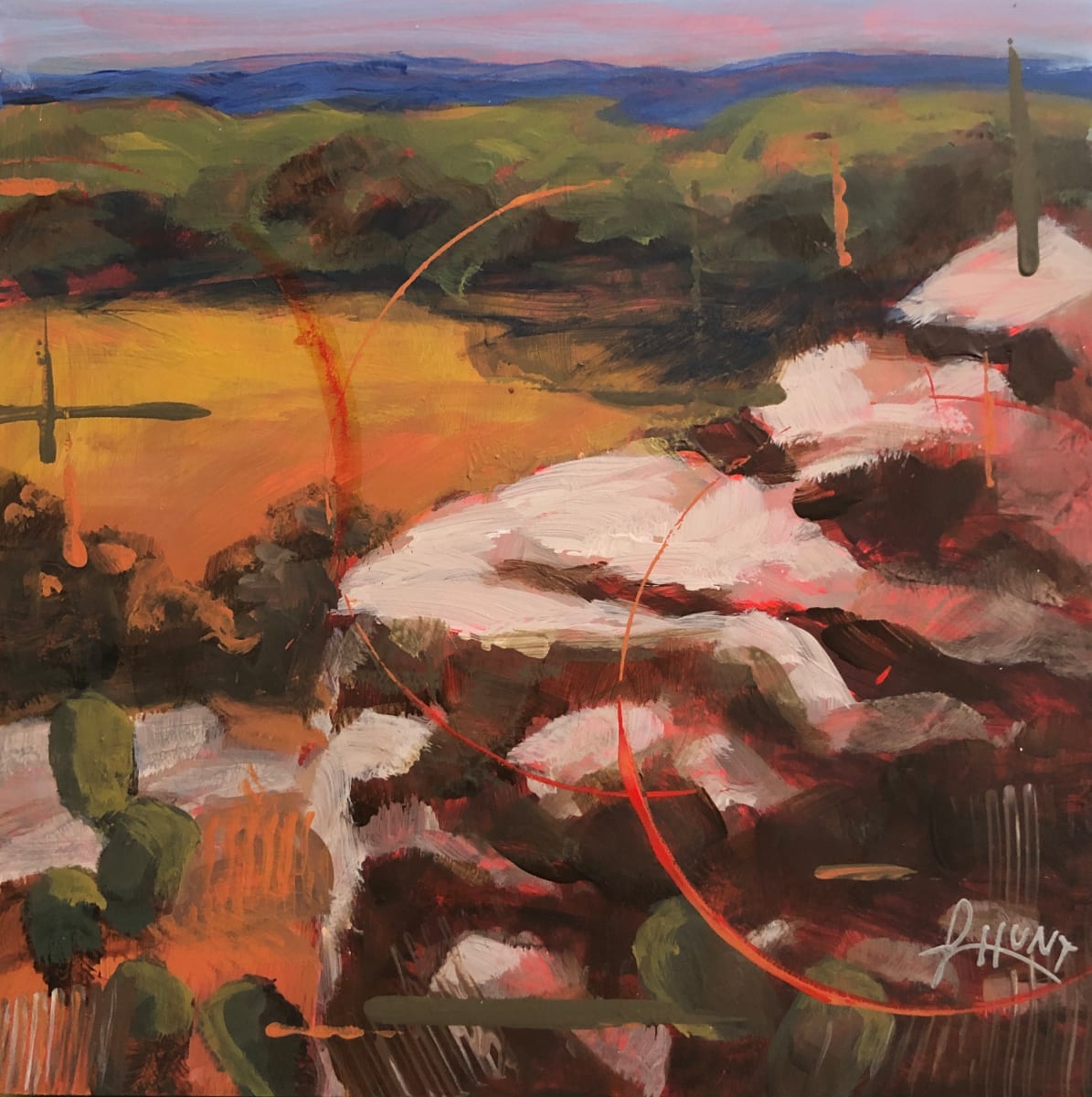 Boulder Over Field by Laura Hunt, Image 1.