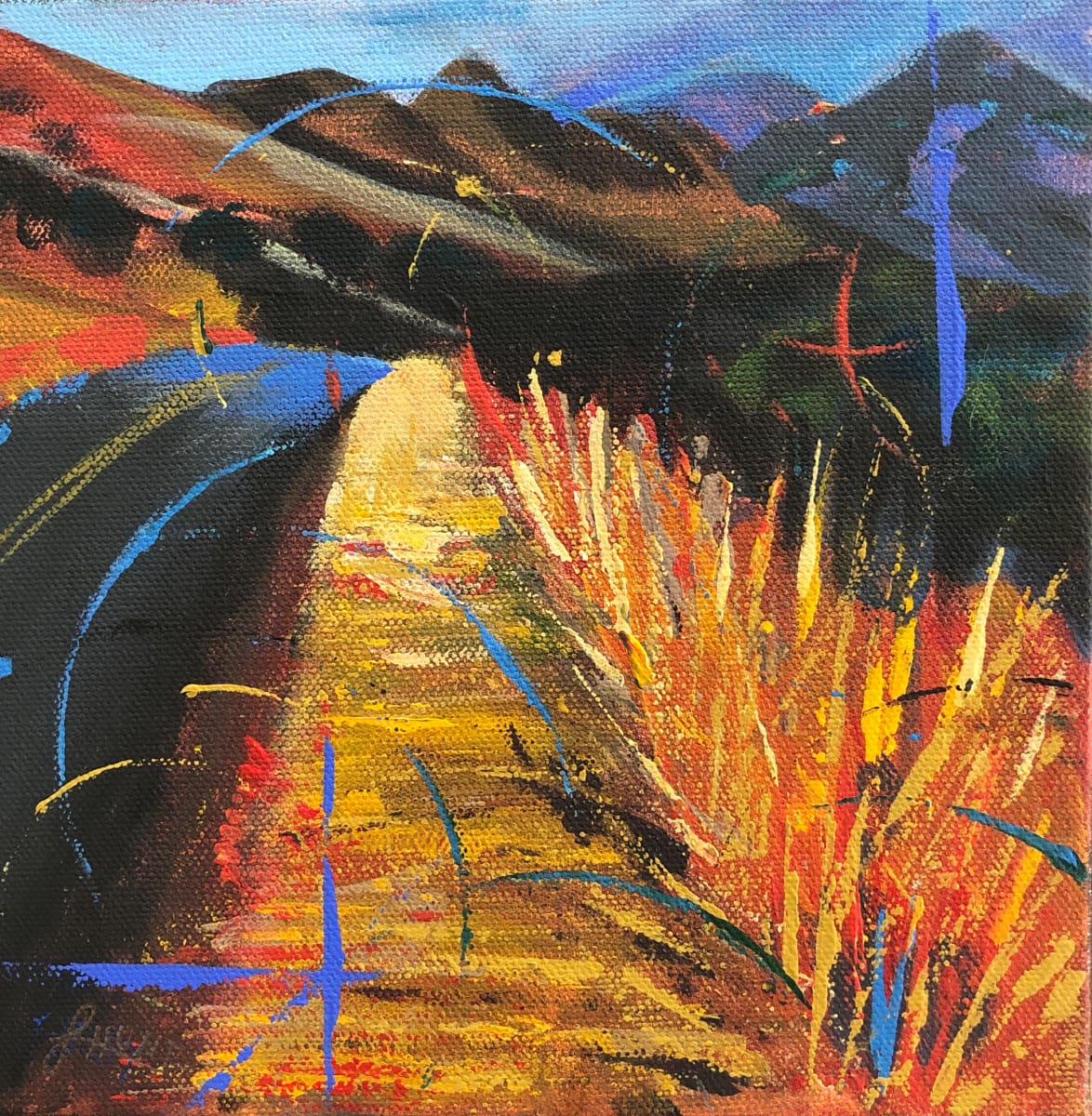 Toward Sawtooth (Davis Mountains) by Laura Hunt  Image: Toward Sawtooth (Davis Mountains), by Laura Hunt