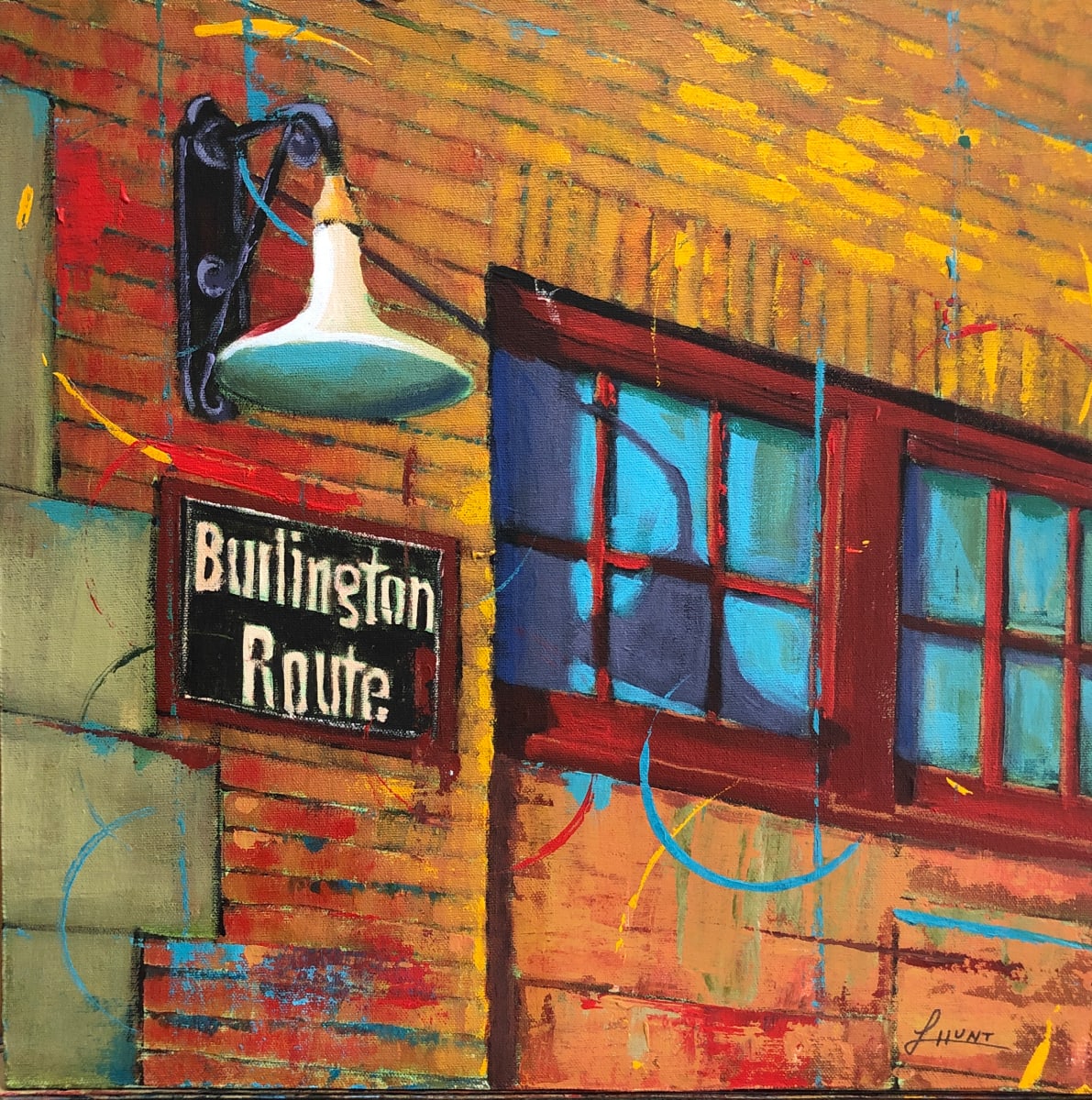 Burlington Route Depot by Laura Hunt  Image: Burlington Route Depot by Laura Hunt