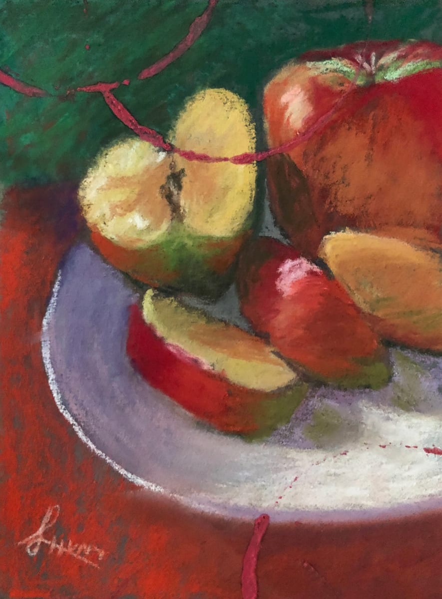 Plate of Apples by Laura Hunt  Image: Plate of Apples by Laura Hunt