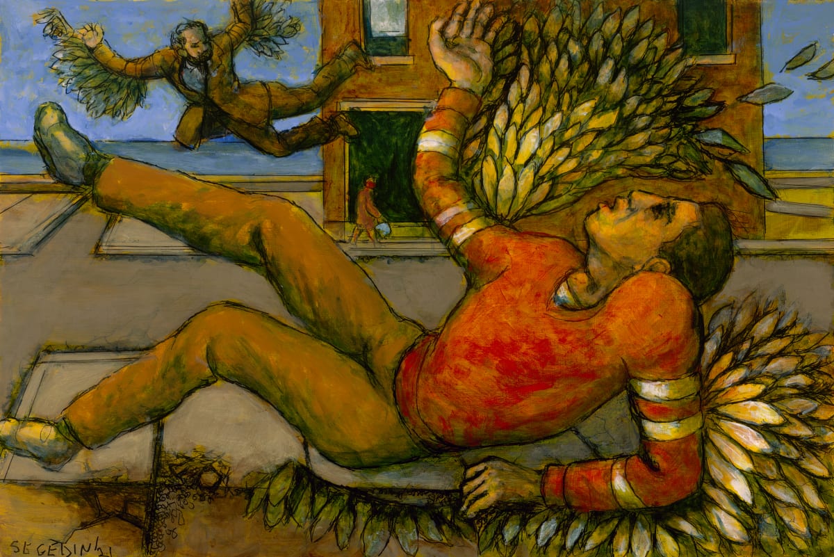 Auden's Icarus II by Leopold Segedin 