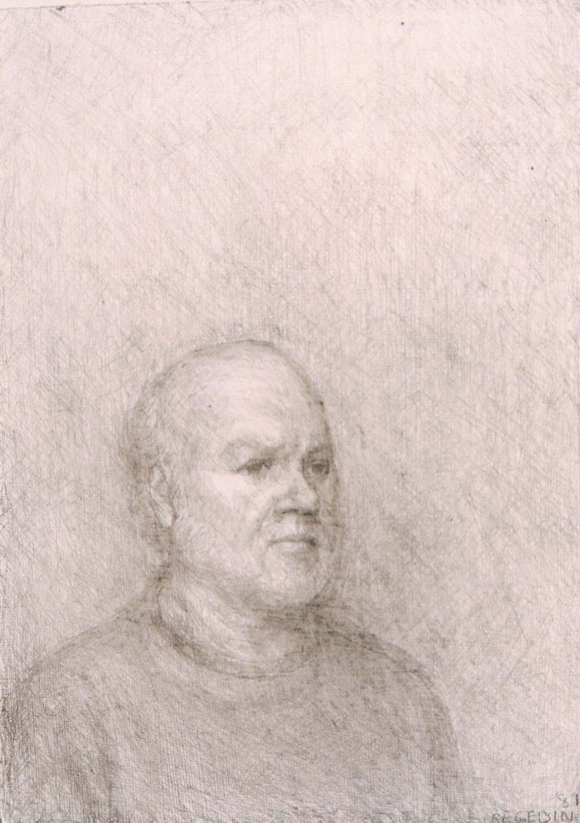 Burt Winnick (drawing) by Leopold Segedin 