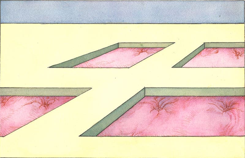 Untitled - Compression Series (c1975) by Leopold Segedin 