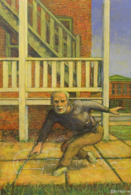 Hopscotch I by Leopold Segedin, Image 2.