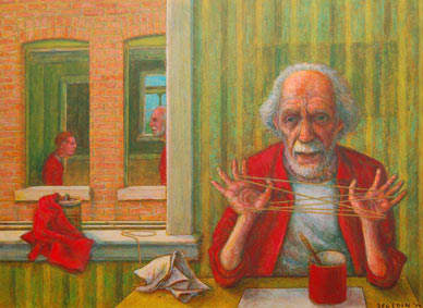 Self Portrait (Cat's Cradle), Image 1.