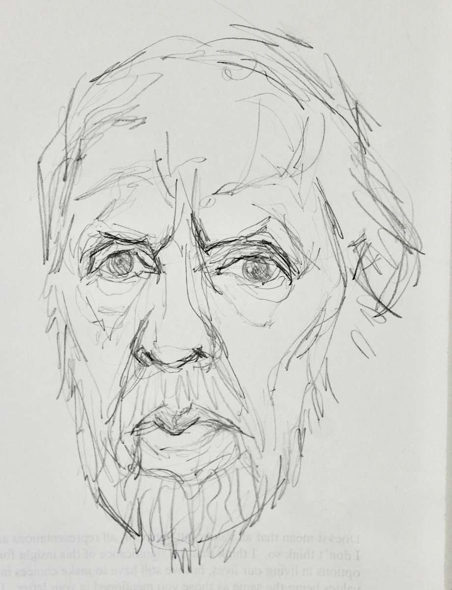 Self Portrait (Head Only) (c2000) by Leopold Segedin, Image 1.