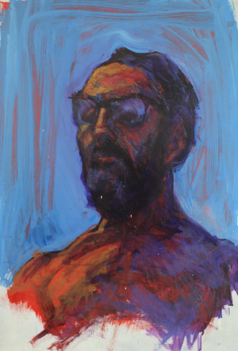 Self Portrait (c1970) by Leopold Segedin, Image 1.