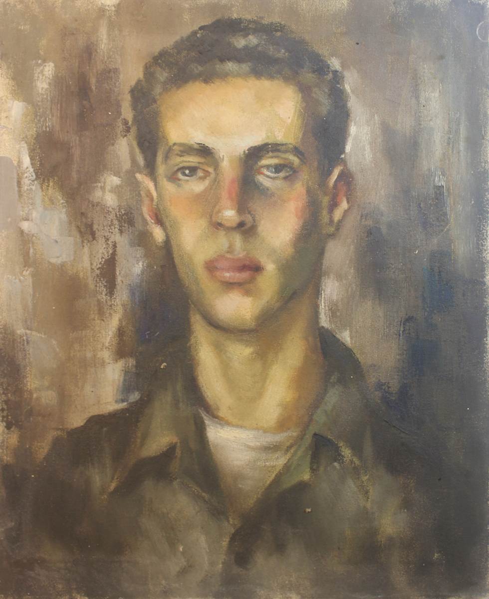 Self Portrait (c1945) by Leopold Segedin, Image 1.