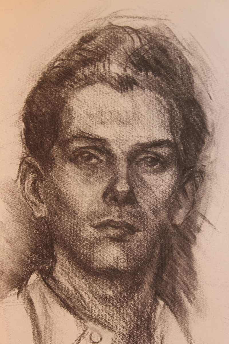 Self Portrait (c1946) by Leopold Segedin, Image 1.