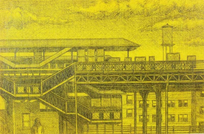 Study - L Station 2 by Leopold Segedin, Image 1.