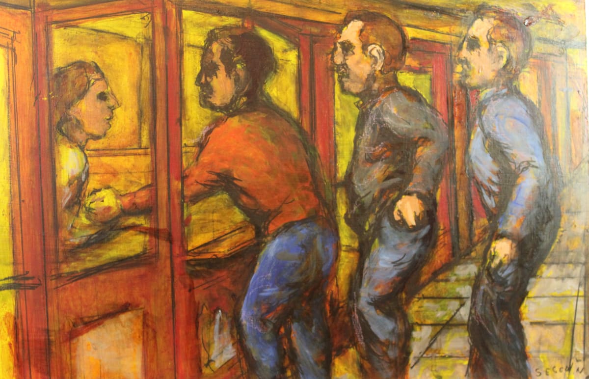 Ticket Booth #4 by Leopold Segedin, Image 1.