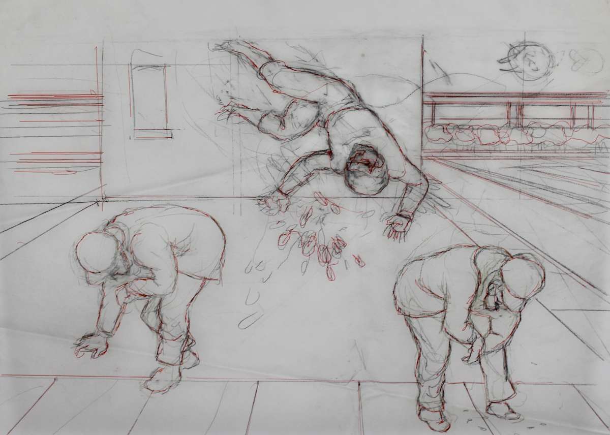 Tracing - Auden's Icarus #1 (#1) by Leopold Segedin, Image 2.