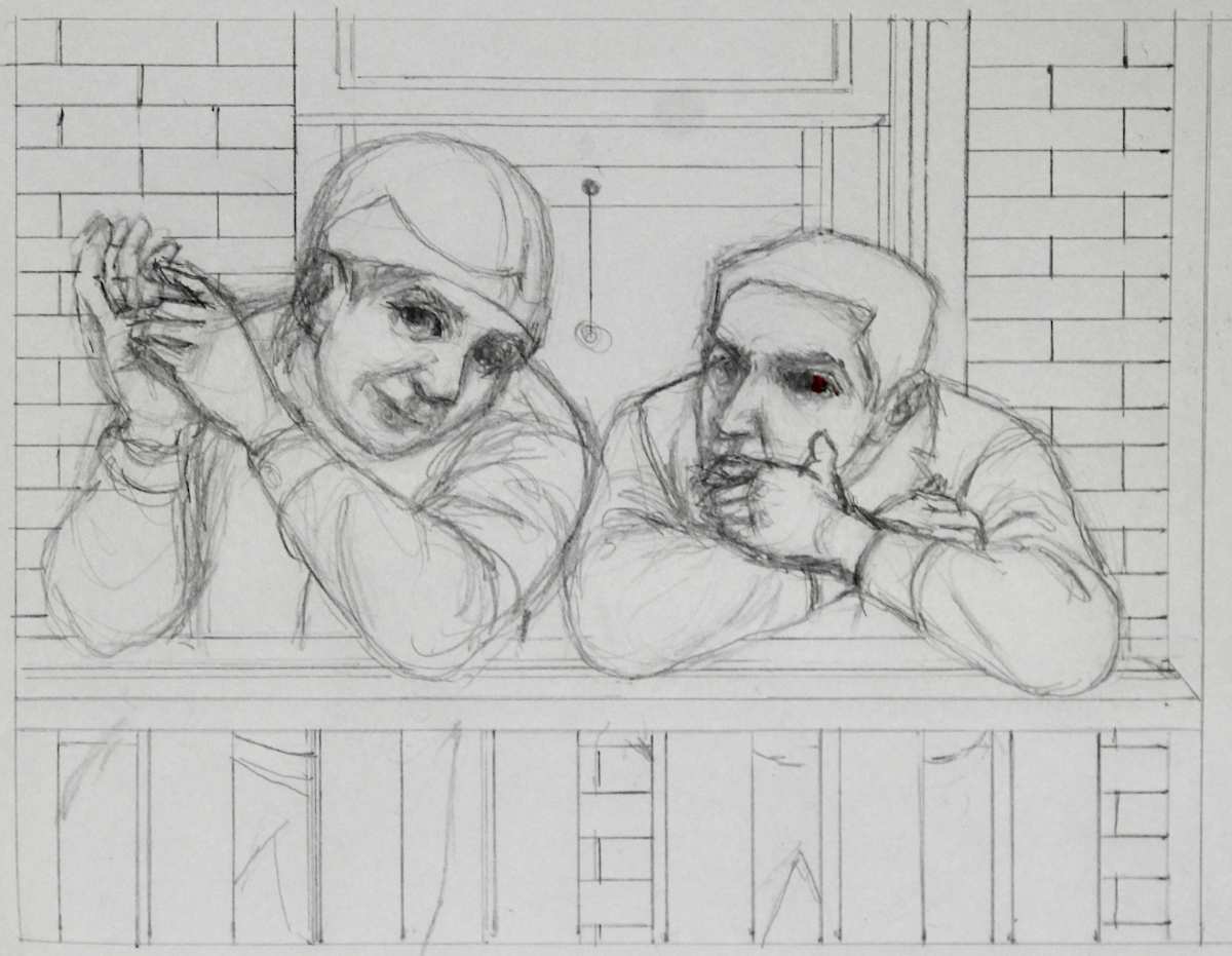 Tracing - Backporch II by Leopold Segedin, Image 2.