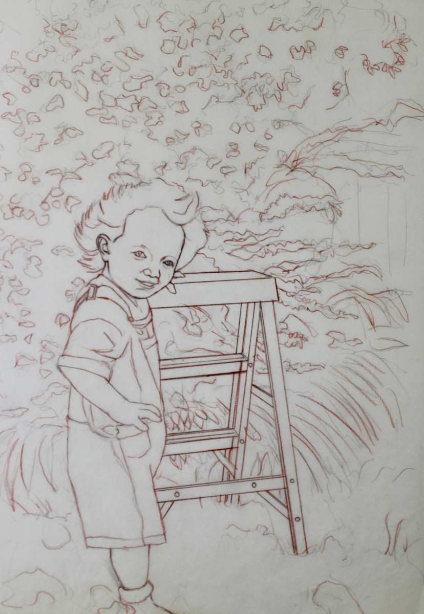 Tracing - Collin Baker by Leopold Segedin, Image 1.