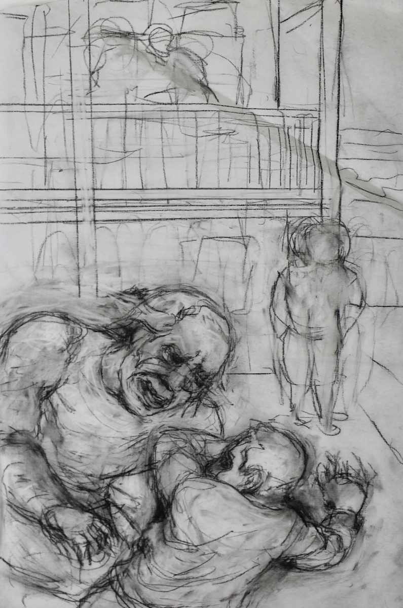 Tracing - Multiple Self Portrait (December 2020) by Leopold Segedin 