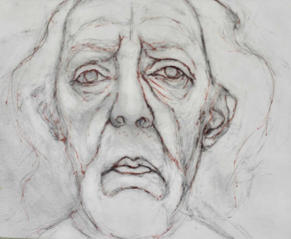 Tracing - Self Portrait (2009) by Leopold Segedin, Image 1.