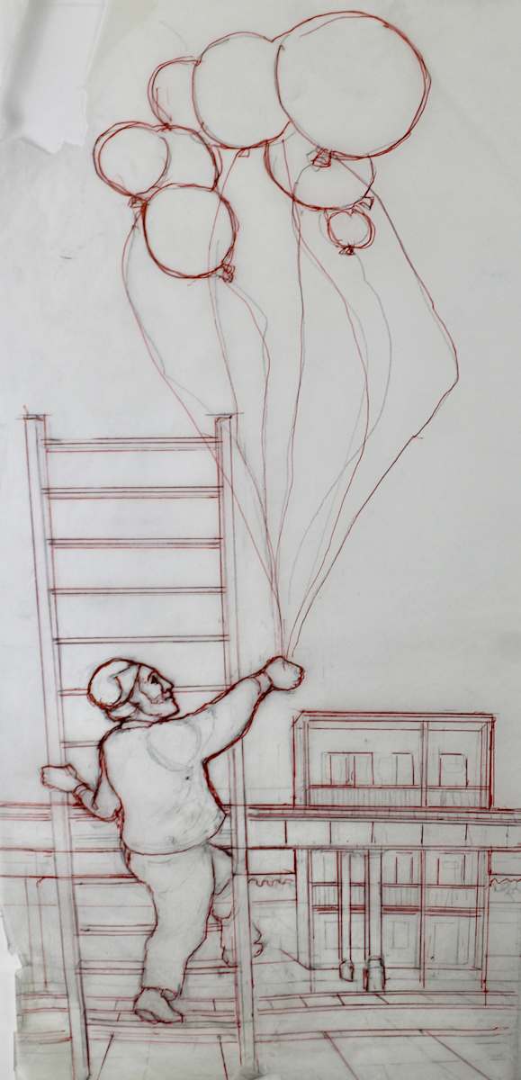 Tracing - Sisyphus V - 2 by Leopold Segedin, Image 2.