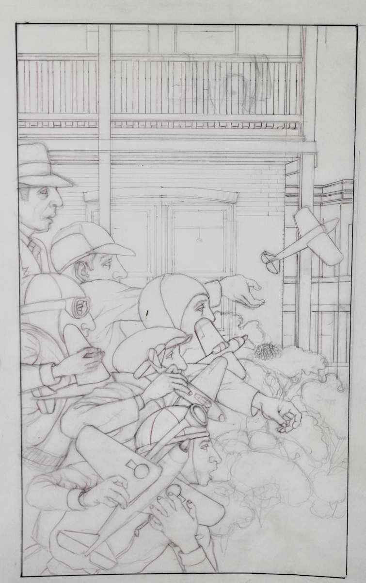 Tracing - Young Pilots (#1) by Leopold Segedin 