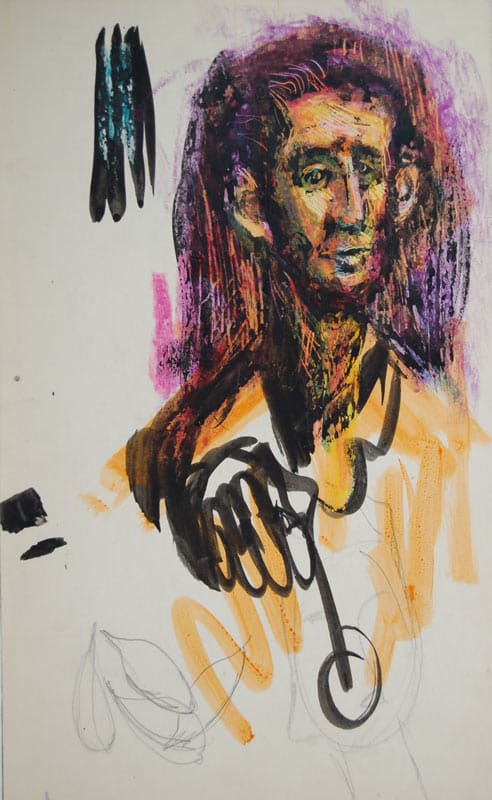 Unfinished - Portrait of Unknown by Leopold Segedin, Image 1.