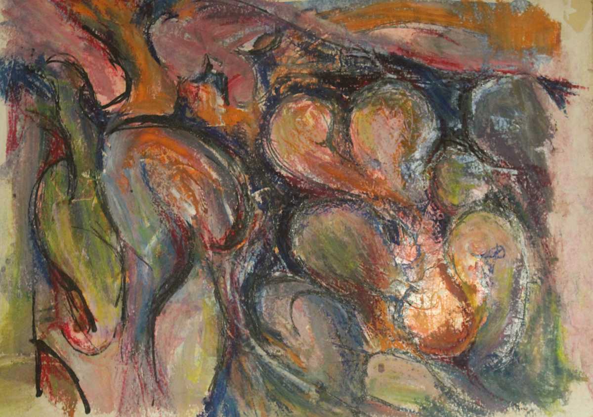 Untitled - Abstract 1 (c1958) by Leopold Segedin, Image 2.