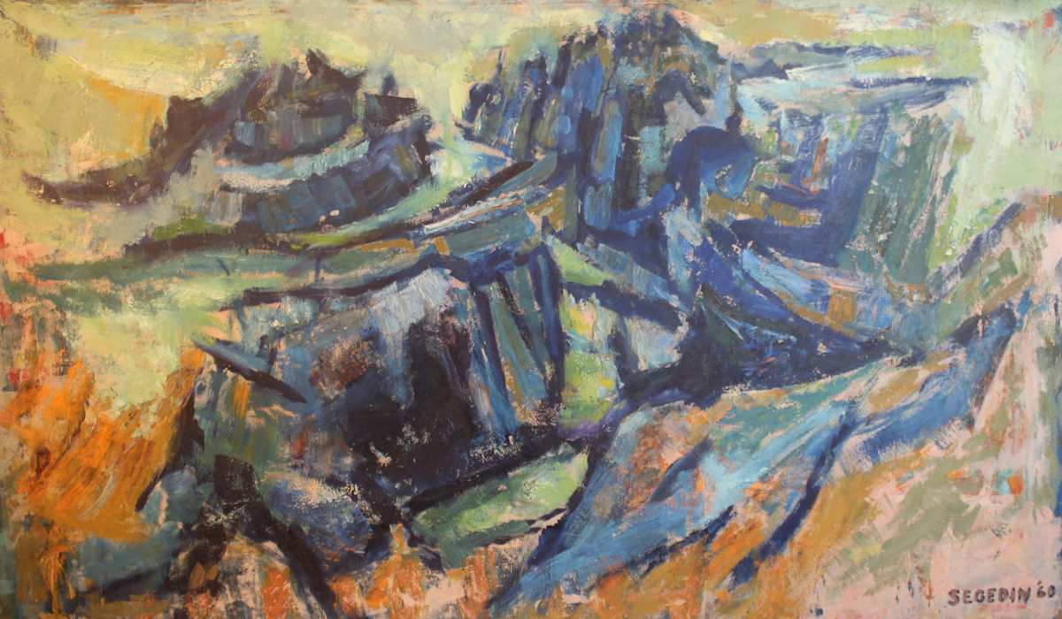 Untitled - Abstract 9 (1960) by Leopold Segedin, Image 3.