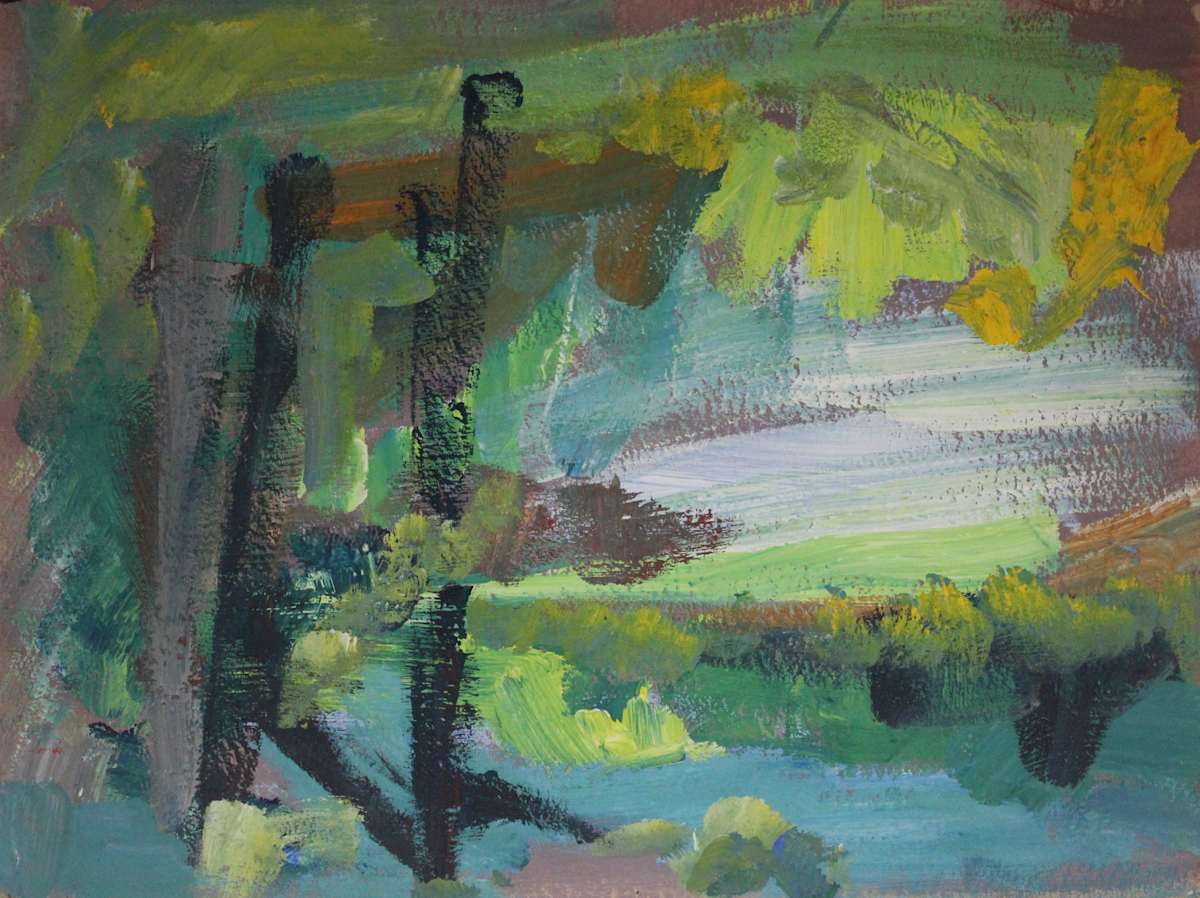 Untitled - Abstract (c1945) by Leopold Segedin, Image 1.