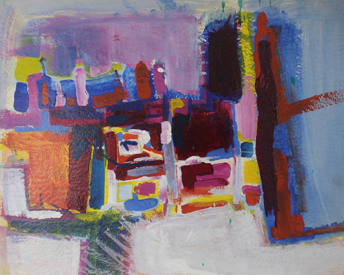 Untitled - Abstract (c1964) by Leopold Segedin, Image 1.