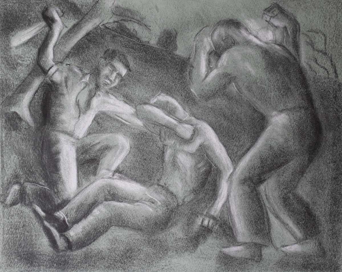 Untitled - Beating by Leopold Segedin, Image 1.