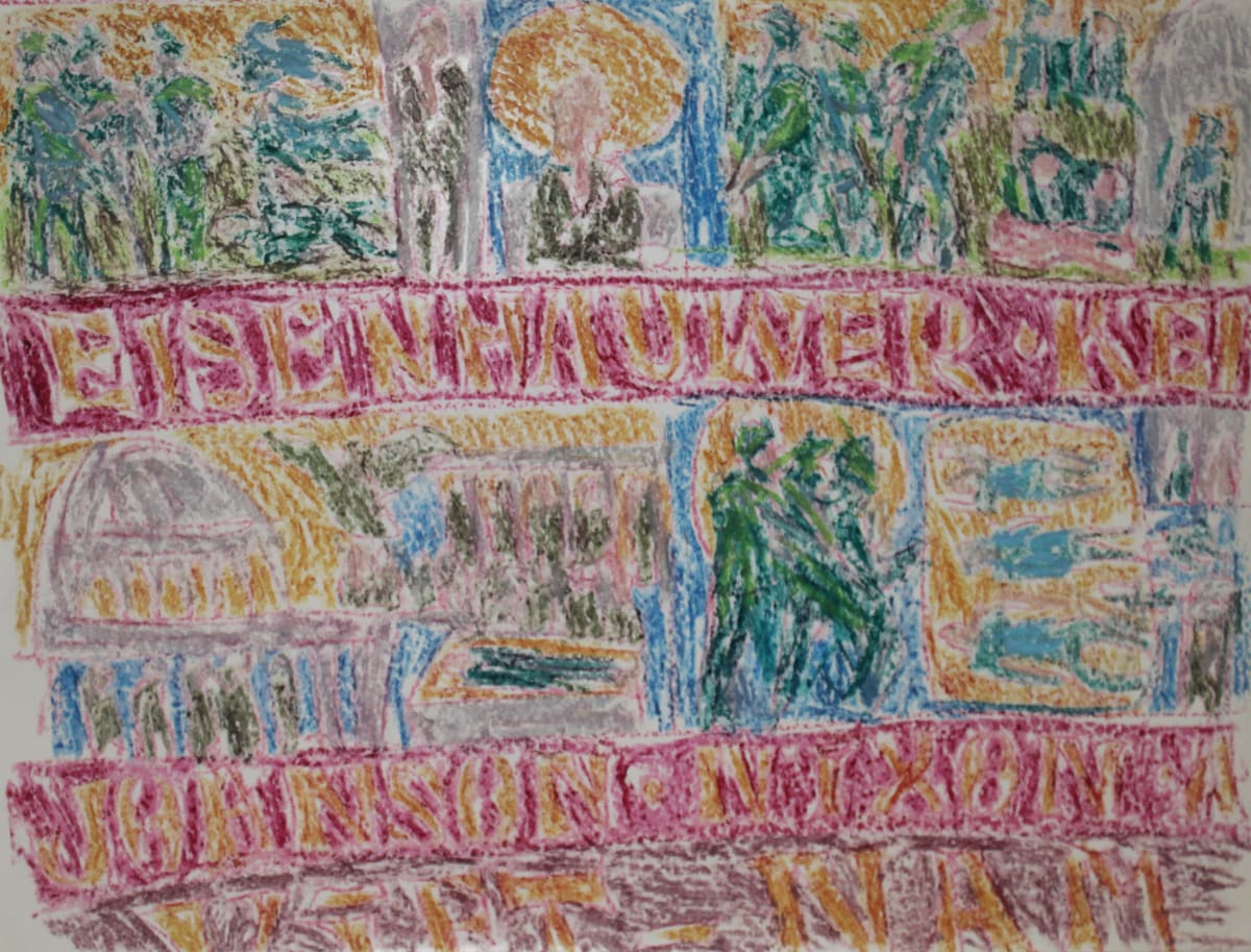 Untitled - Eisenhauwer-Johnson-Nixon by Leopold Segedin, Image 1.