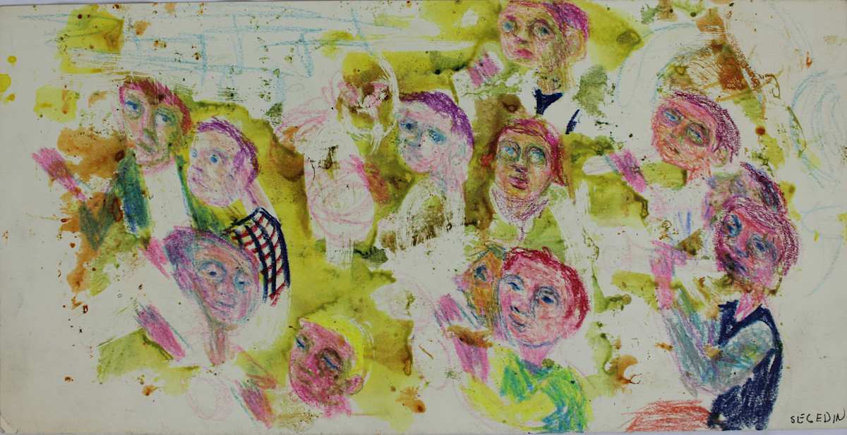 Untitled - Faces by Leopold Segedin, Image 1.