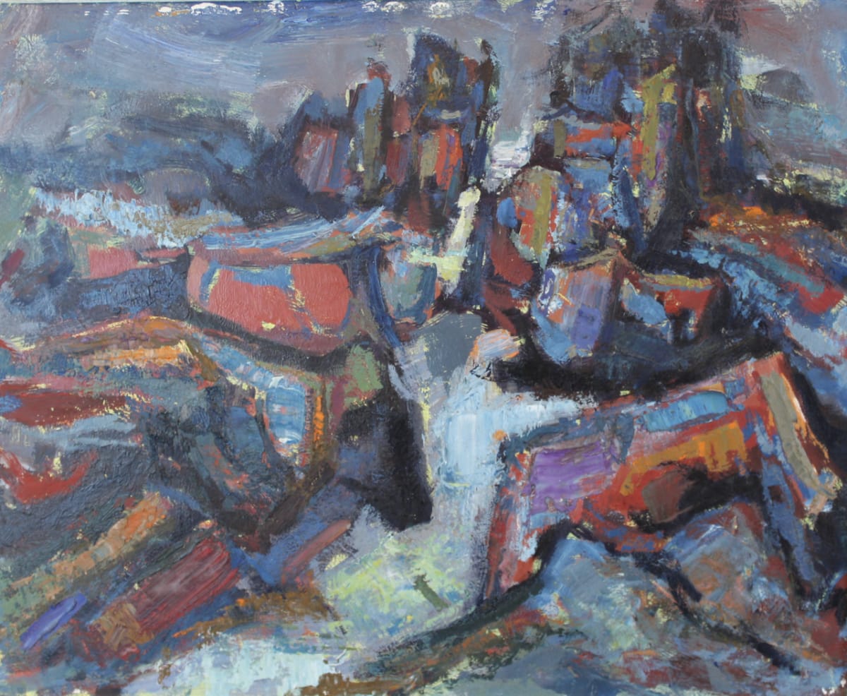 Untitled - Maine Landscape #4 by Leopold Segedin 