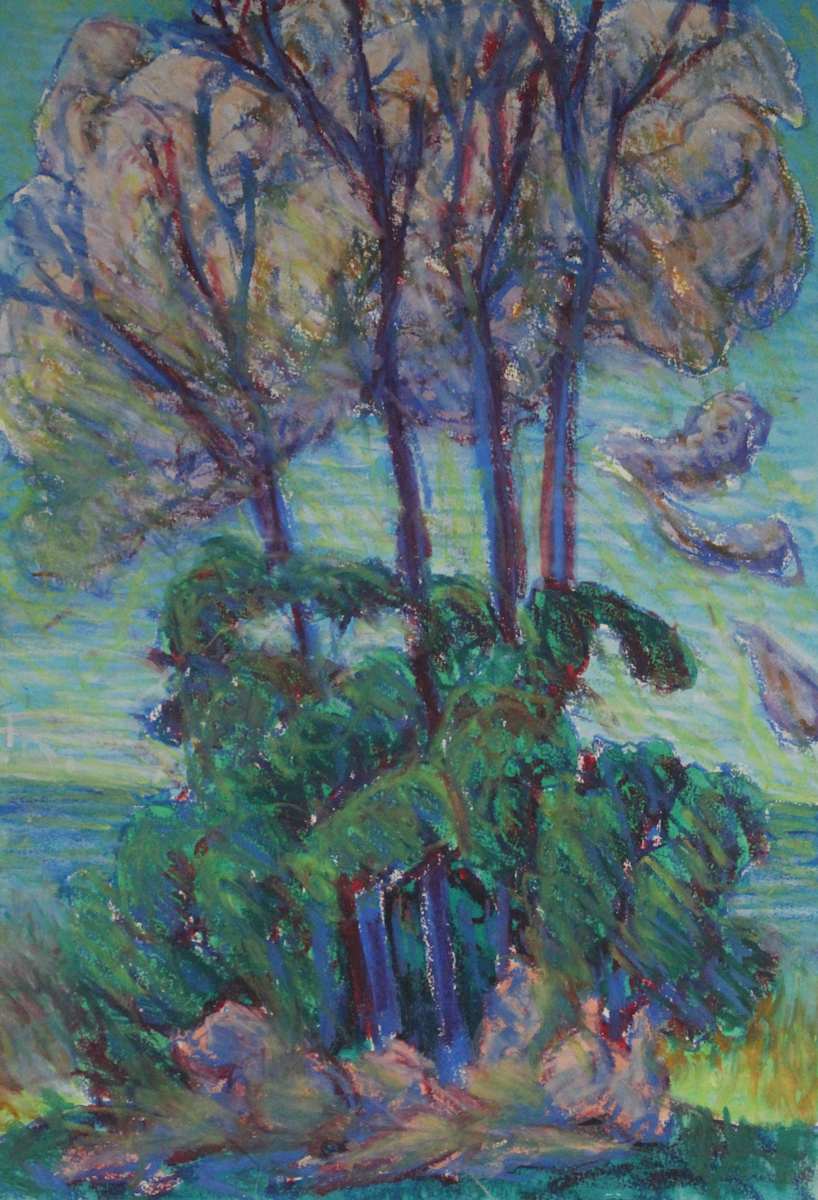 Untitled - Michigan Shore (c1962) by Leopold Segedin, Image 1.