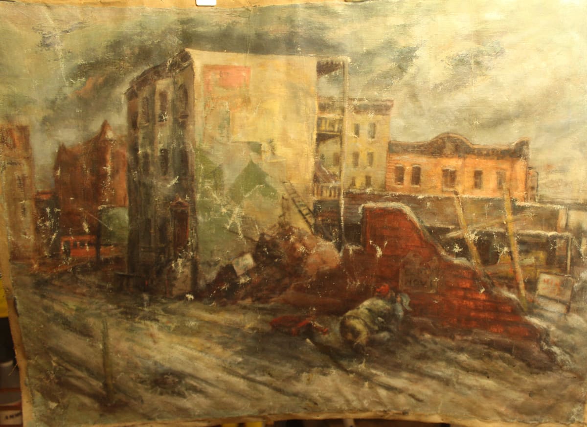 Untitled - Ruins by Leopold Segedin 