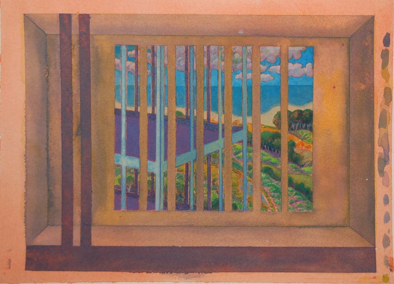 Untitled Study of Cloudscape 2 by Leopold Segedin, Image 1.