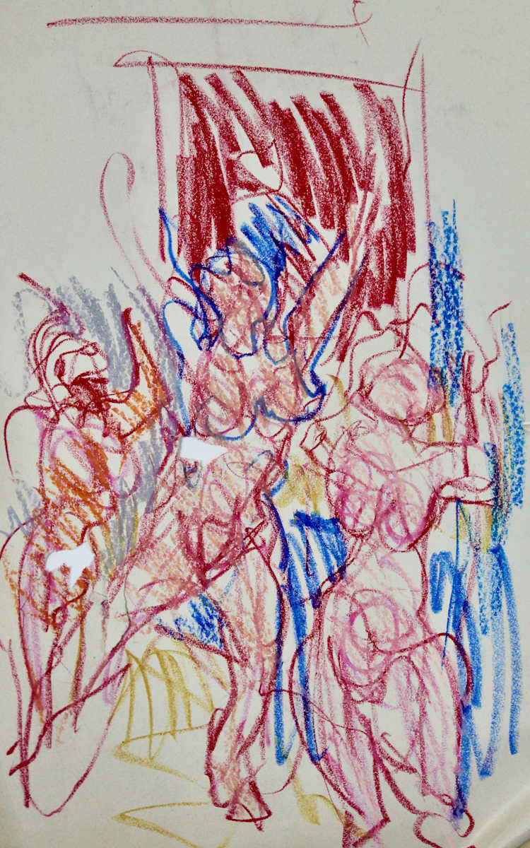 Untitled - Three Abstract Figures by Leopold Segedin, Image 1.