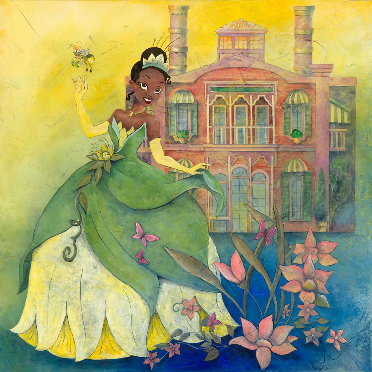 Princess Tiana-Giclee by Jacinthe Lacroix 