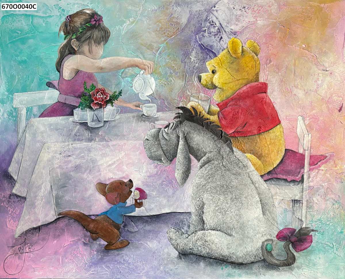 The Perfect Tea Party sold Tom Bevars (Hug) by Jacinthe Lacroix 