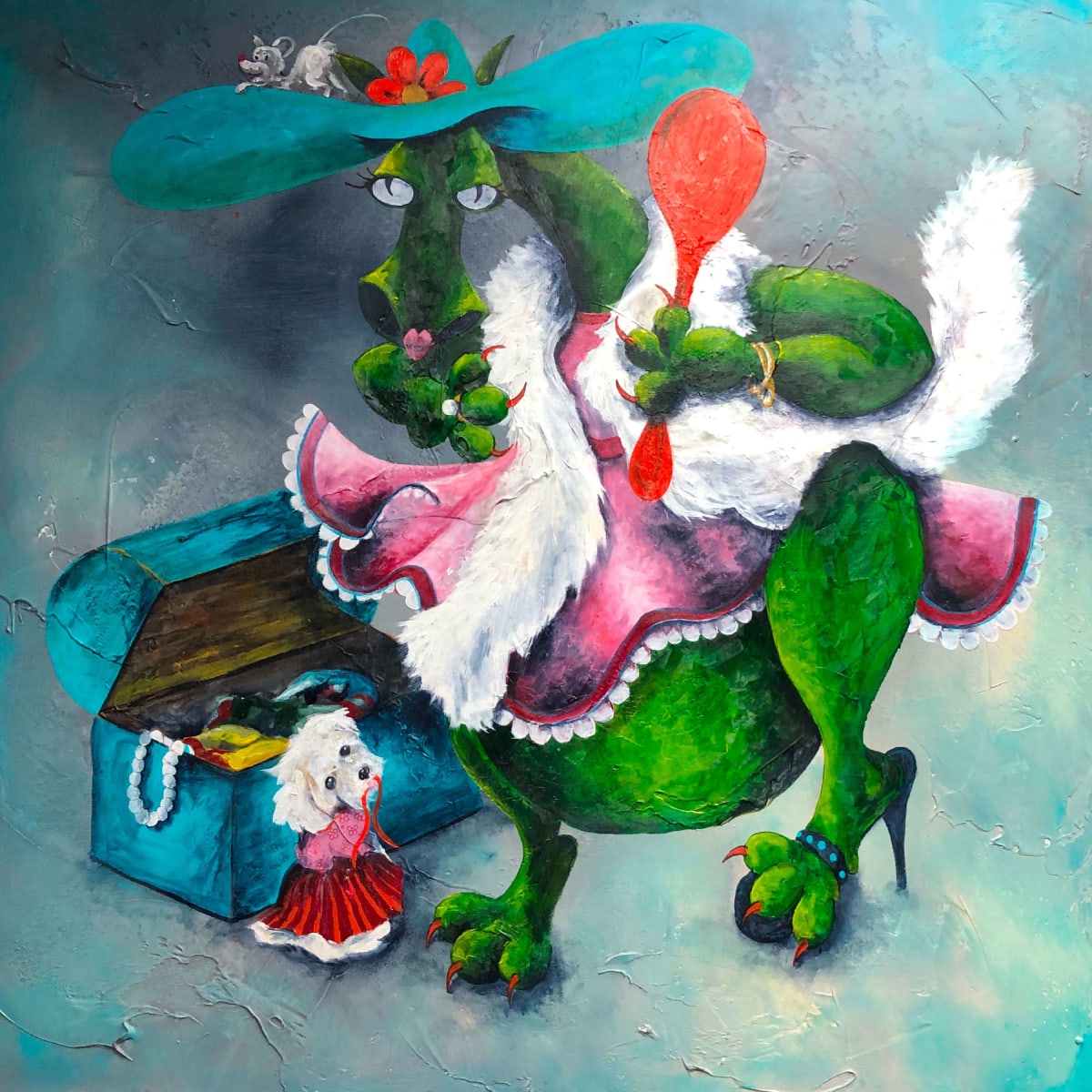 DRESS UP PARTY.   , by JACINTHE LACROIX. MASTER SCULPTOR AND ARTIST 