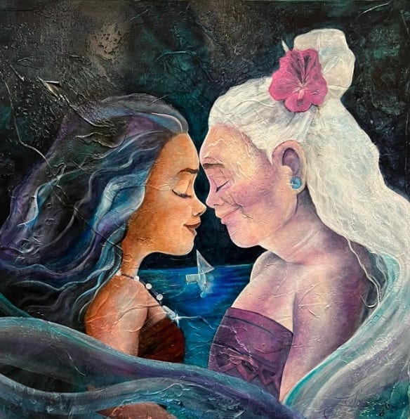 FOR EVER IN MY HEART (MOANA) by JACINTHE LACROIX. MASTER SCULPTOR AND ARTIST, Image 1.