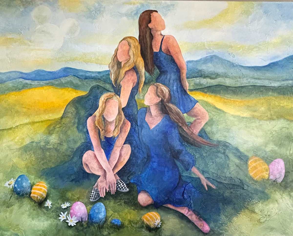 SISTERLY BOND AND MAGICAL MEMORIES by JACINTHE LACROIX. MASTER SCULPTOR AND ARTIST, Image 1.
