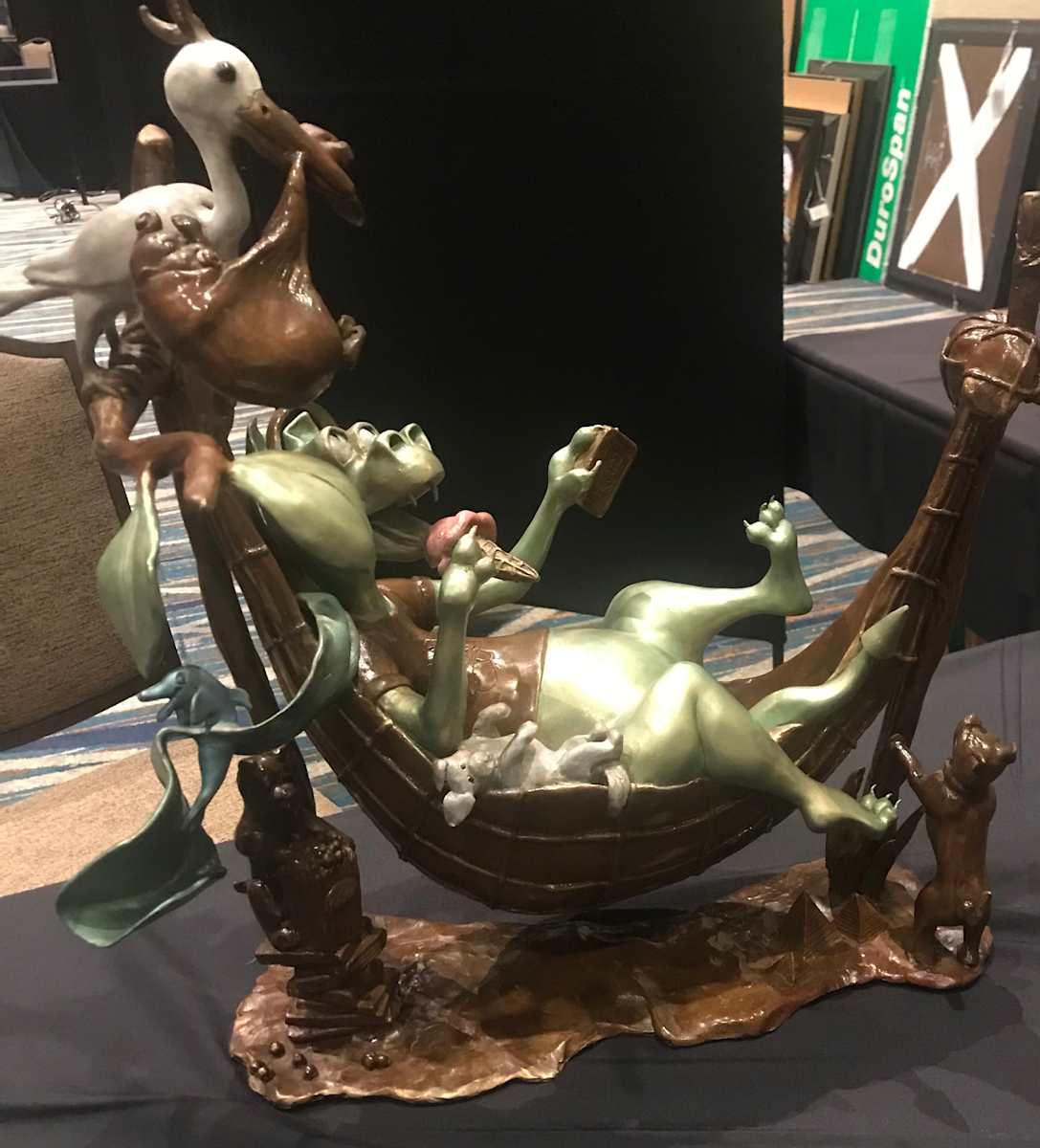 HAMMOCK HAVEN by JACINTHE LACROIX. MASTER SCULPTOR AND ARTIST 