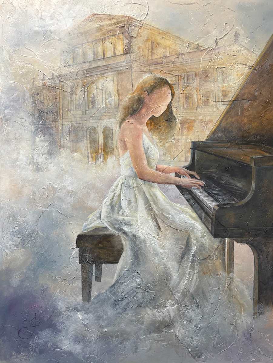 WHEN THE WORLD LISTENS by JACINTHE LACROIX. MASTER SCULPTOR AND ARTIST 