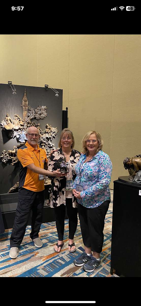 JACINTHE LACROIX. MASTER ARTIST AND SCULPTOR. NEW COLLECTOR AT THE VIP DISNEY FINE ART SHOW OF BELL by JACINTHE LACROIX. MASTER SCULPTOR AND ARTIST, Image 3.