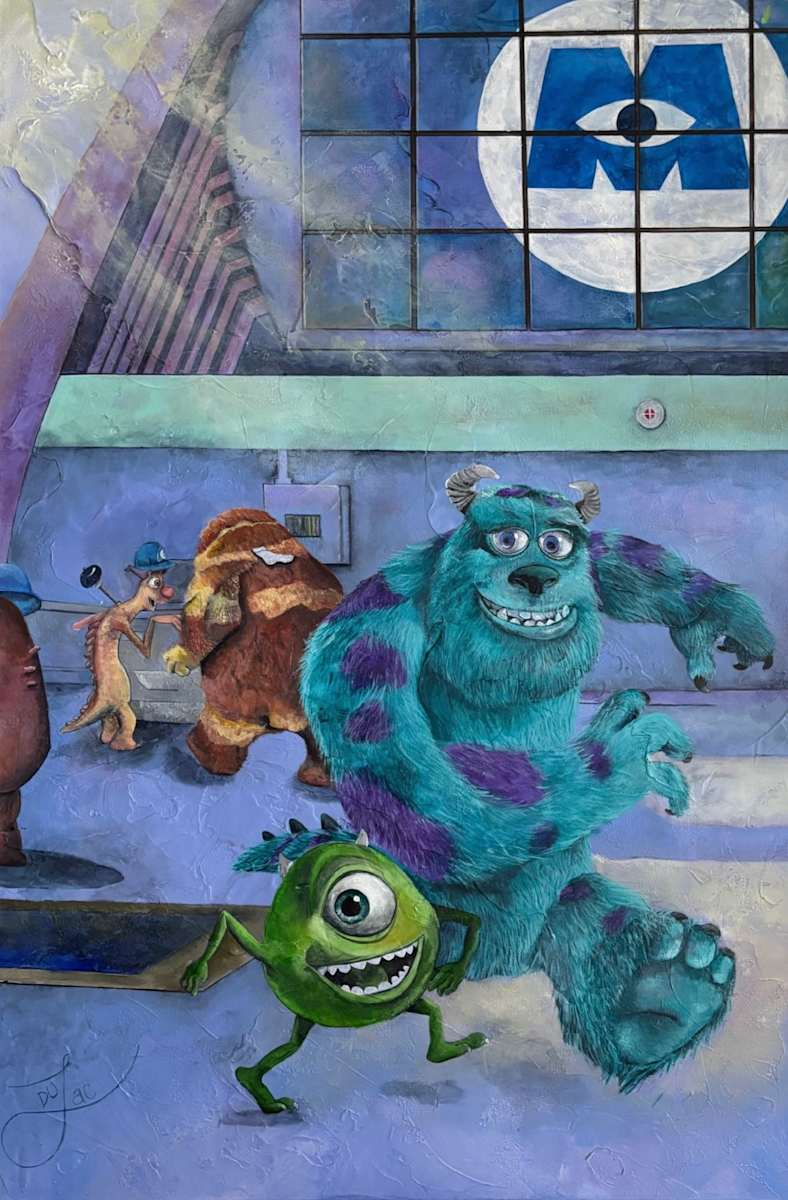 More To Life Than Scaring. Monster Inc. by Jacinthe Lacroix 