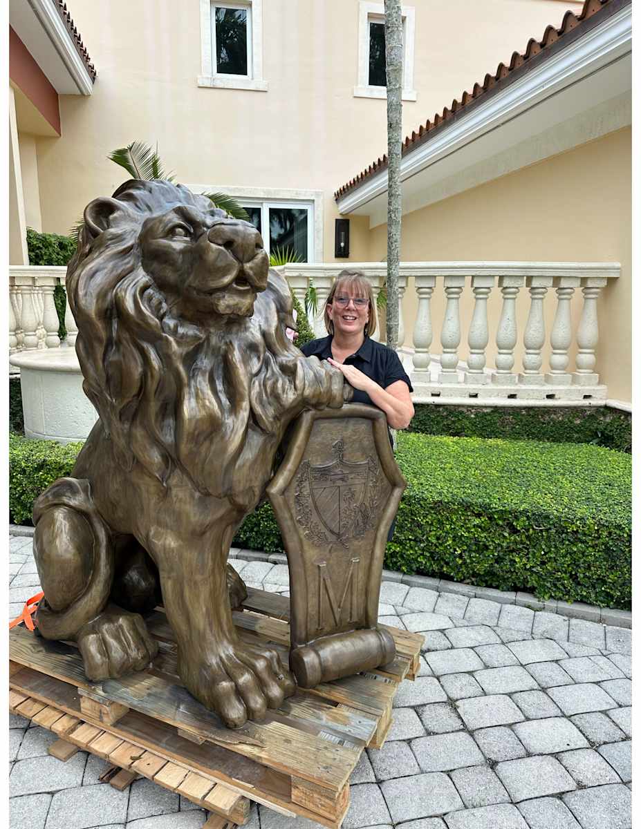 Lion Left Side by Jacinthe Lacroix 