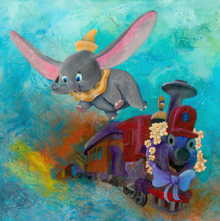 Fly Dumbo Fly-Giglee by Jacinthe Lacroix 