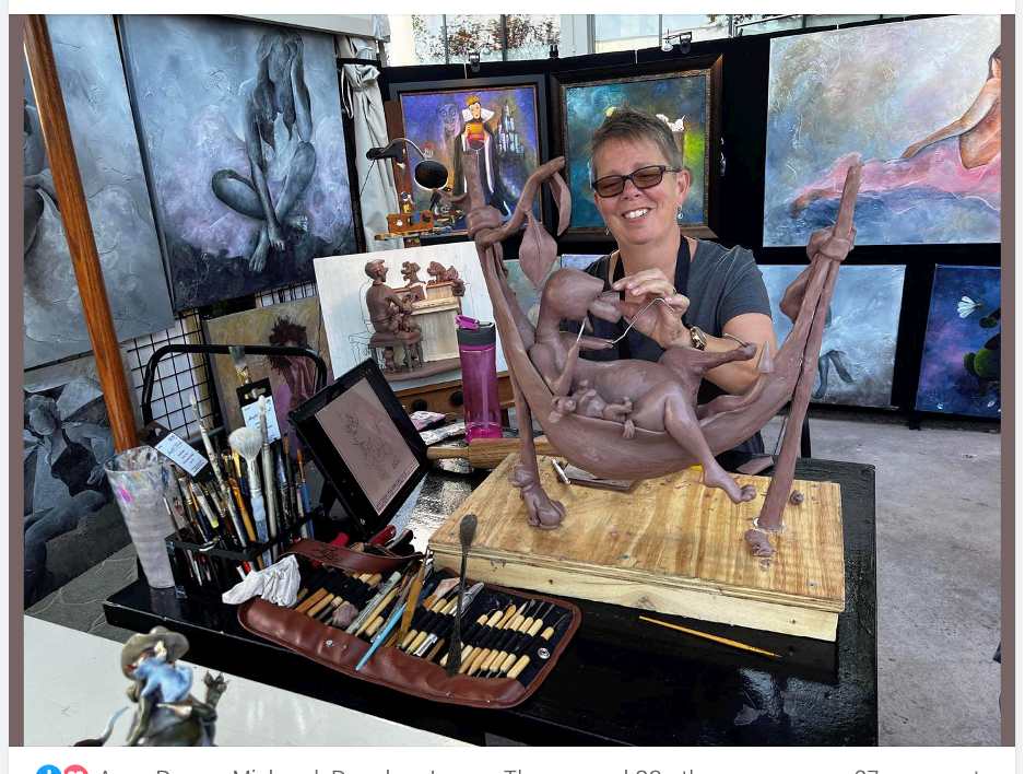 HAMMOCK HAVEN by JACINTHE LACROIX. MASTER SCULPTOR AND ARTIST, Image 4.