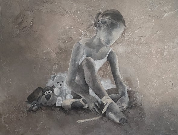 BALLERINA'S DEBUT FOR HER CAPTIVE AUDIENCE by JACINTHE LACROIX. MASTER SCULPTOR AND ARTIST 