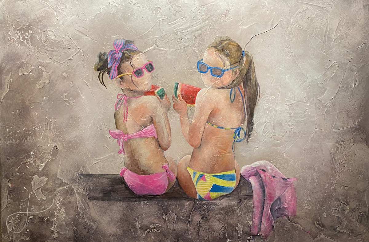 SUMMER'S DELIGHT.    , by JACINTHE LACROIX. MASTER SCULPTOR AND ARTIST 