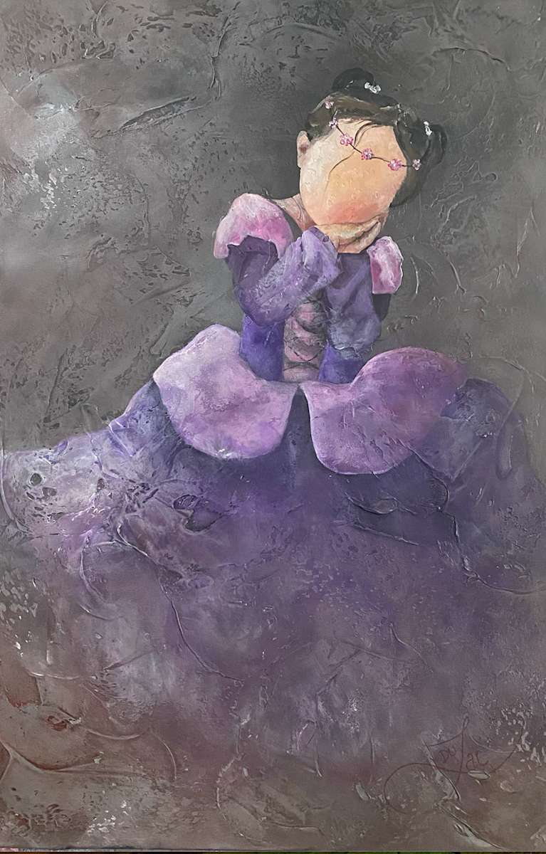 PRINCESS OF THE GARDEN. by JACINTHE LACROIX. MASTER SCULPTOR AND ARTIST, Image 1.
